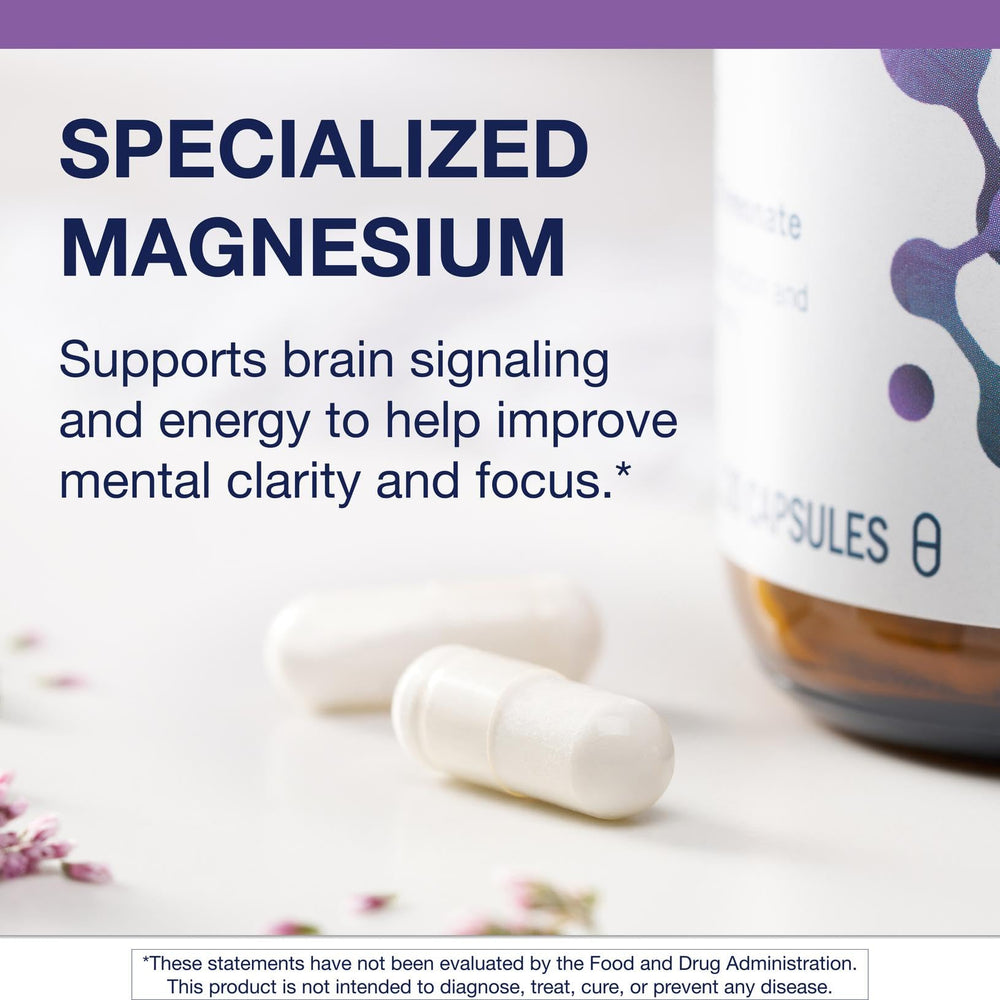 Magtein label with GMP-certified quality emphasis
