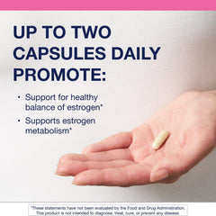 Metagenics Meta Indole-3-Carbinol capsules ready for daily use