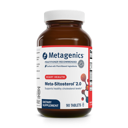 Metagenics Meta-Sitosterol 2.0 bottle front for cholesterol support