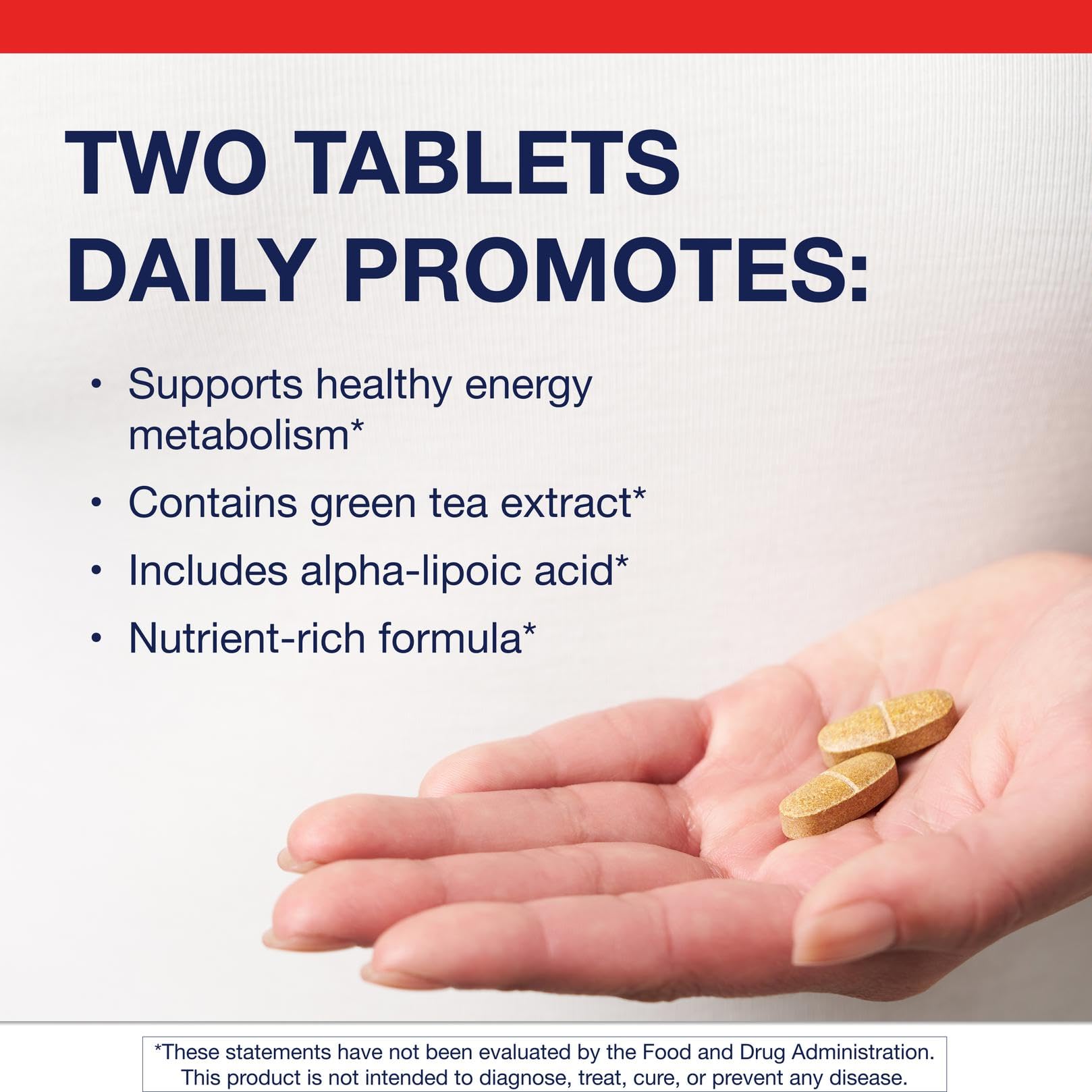 MetaGlycemX green tea extract capsules highlight EGCG content for metabolism support
