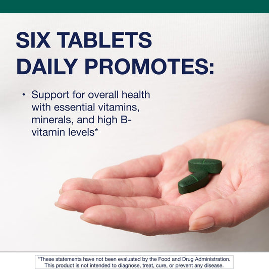 Close-up of Metagenics Multigenics tablets showing mineral content