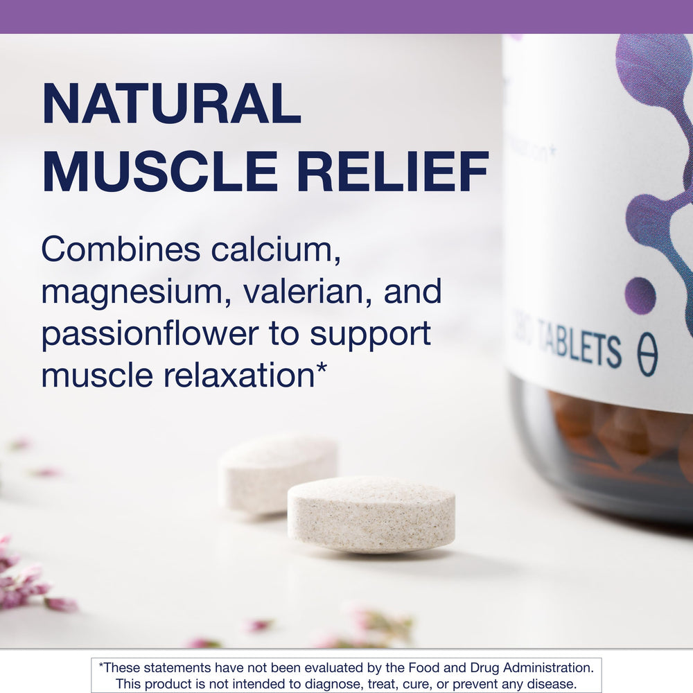 Metagenics MyoCalm dosage spoon illustrating daily intake