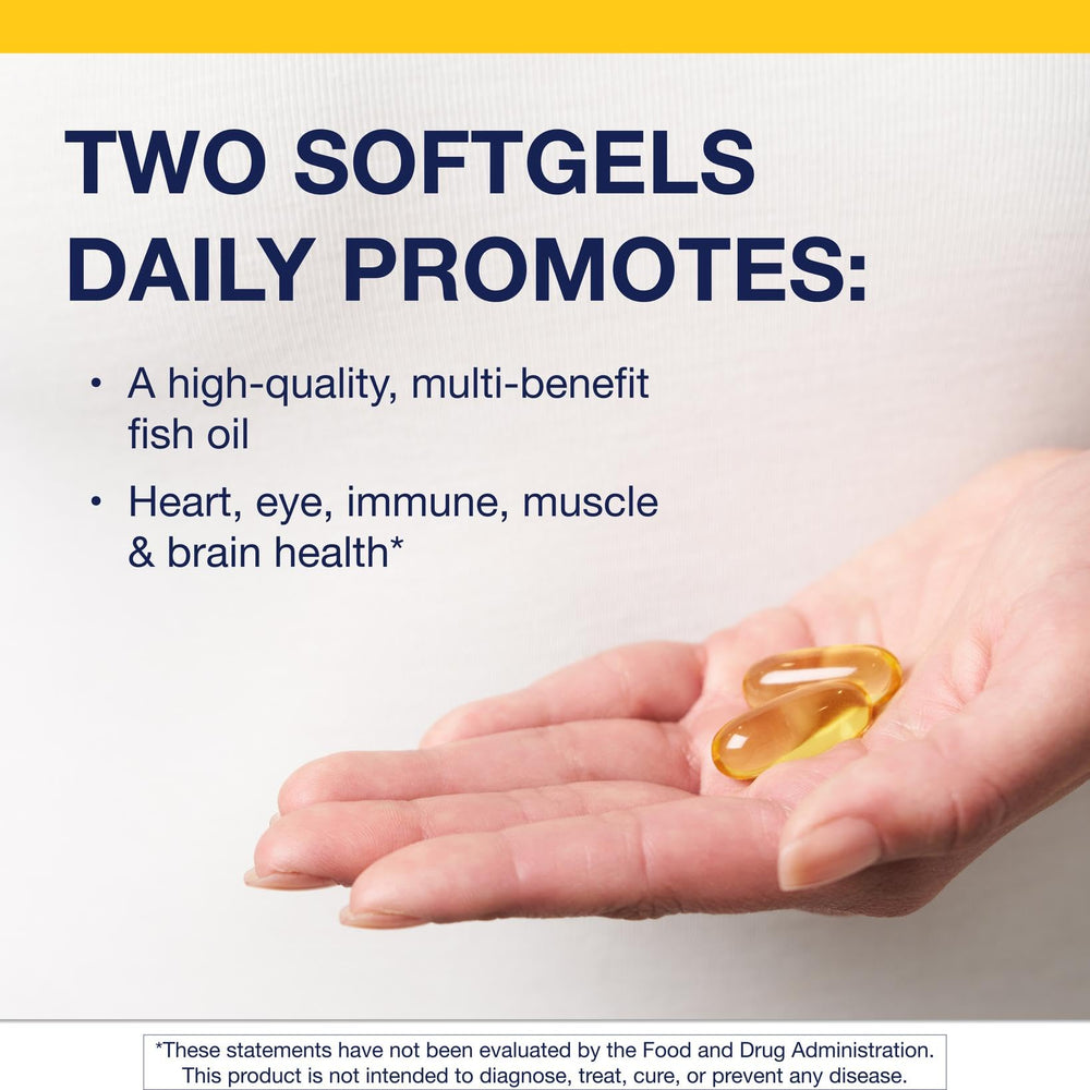 Metagenics OmegaGenics capsules closeup for easy daily intake