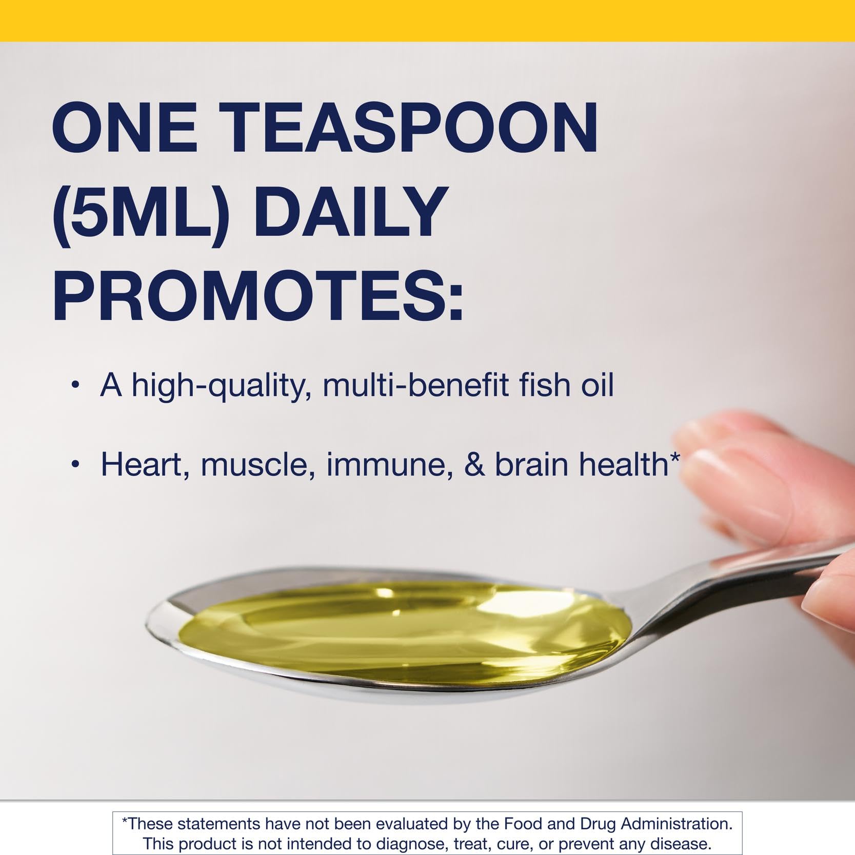 Metagenics OmegaGenics bottle label; clear EPA and DHA levels for reliable daily intake
