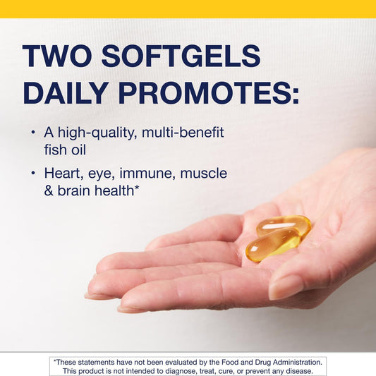 Metagenics OmegaGenics capsules close-up for easy daily omega-3 intake
