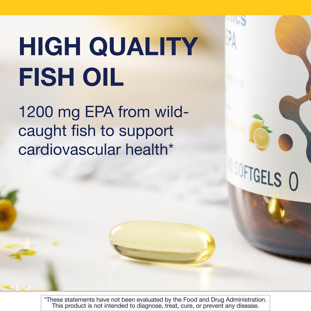 Enteric-coated burpless capsules of Metagenics OmegaGenics EPA 1200