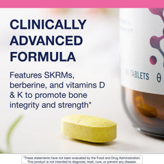 Metagenics Ostera label detail shows D and K vitamins.