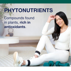Ingredient highlights showing methylfolate and iron bisglycinate in Metagenics PhytoMulti.