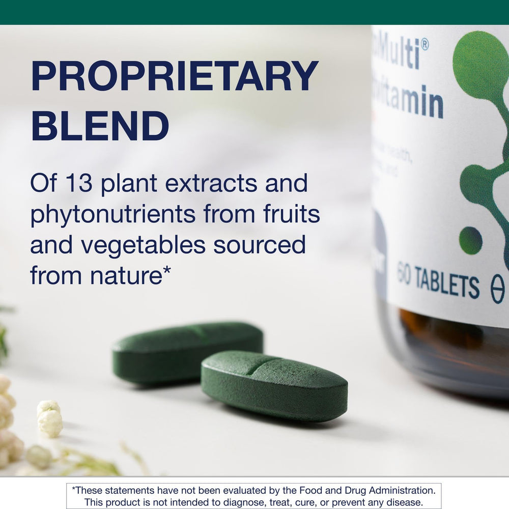 Visual of Metagenics PhytoMulti phytonutrient blend suggesting antioxidant support.