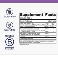 SeroSyn capsules with ginseng and skullcap extracts for stress balance.