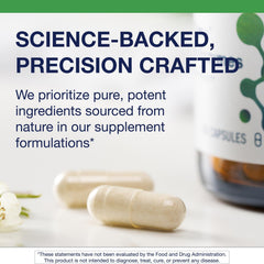 Metagenics SpectraZyme label detail highlighting gluten-free vegan formula
