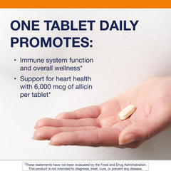 Metagenics SuperGarlic 6000 allicin-rich formula may support cholesterol balance and vascular comfort.