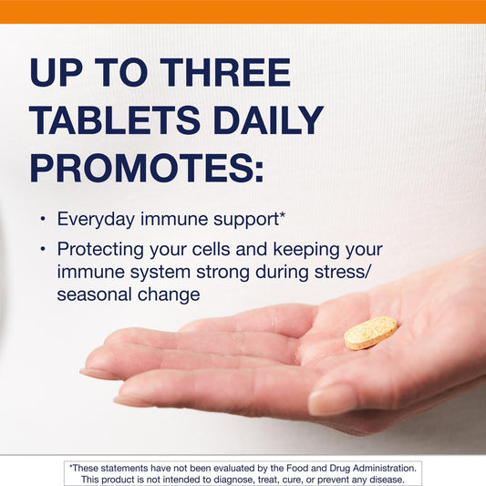Metagenics Ultra Potent-C 500 bottle front shows label for easy dosing