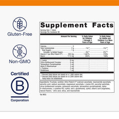 Non-GMO label on Metagenics Ultra Potent-C chewables for clean ingredients