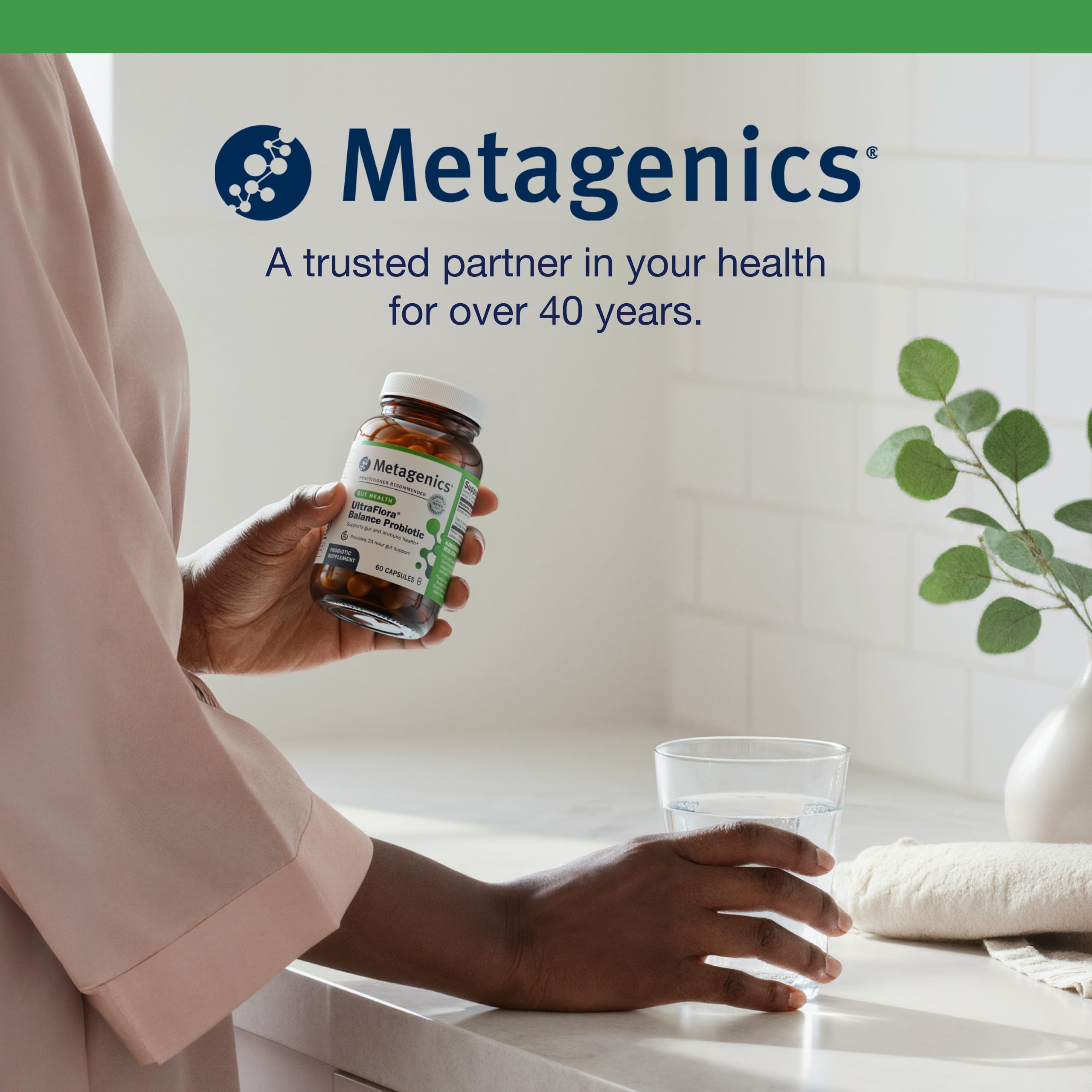 Non-GMO, gluten-free, and vegan probiotic with clean ingredients