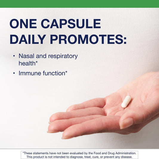 Metagenics UltraFlora Immune Booster capsules close-up for convenient daily intake