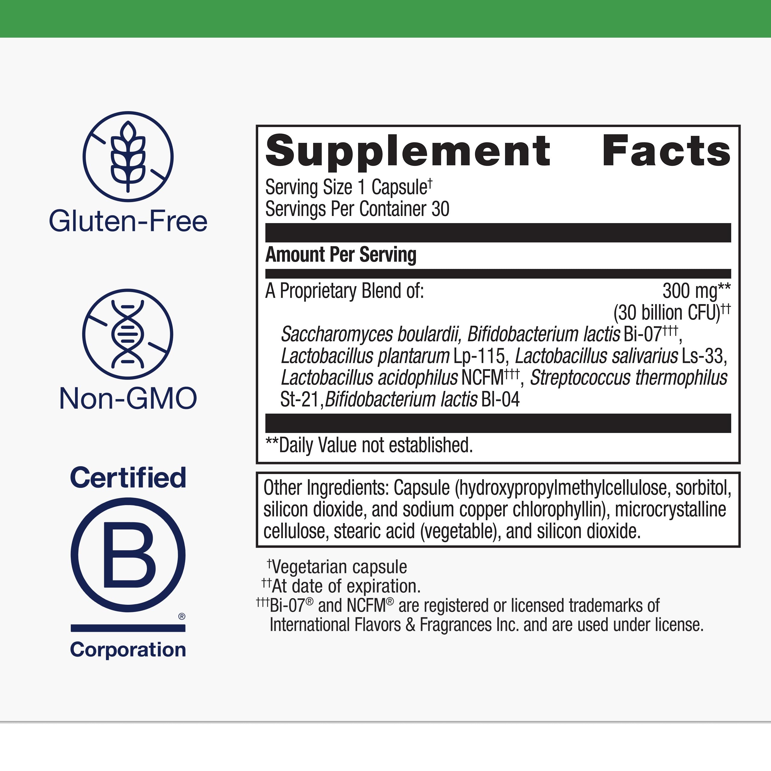 Metagenics UltraFlora Spectrum capsules in hand for on-the-go gut support