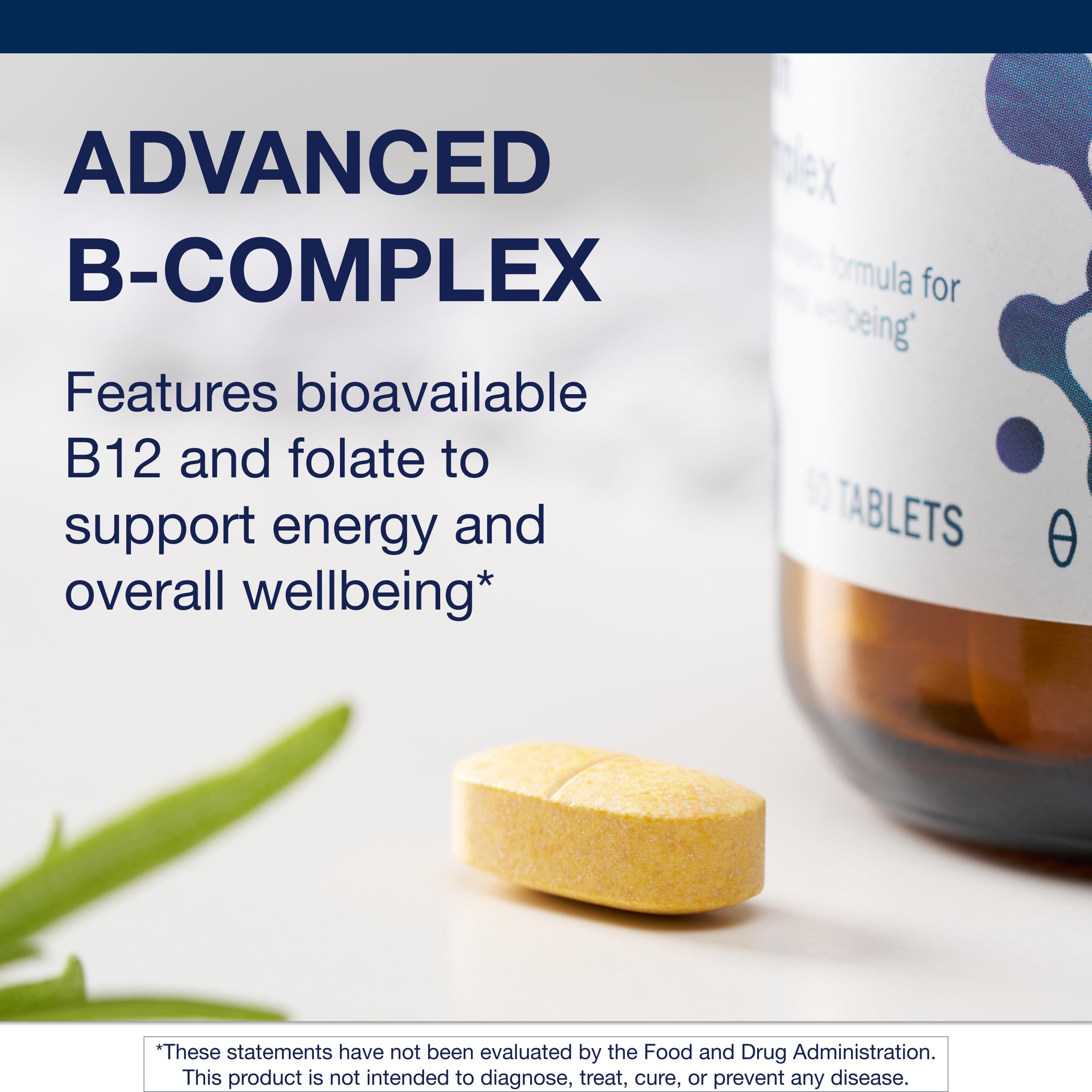 Metagenics Vitamin B-Complex supports nervous system function and emotional well-being.