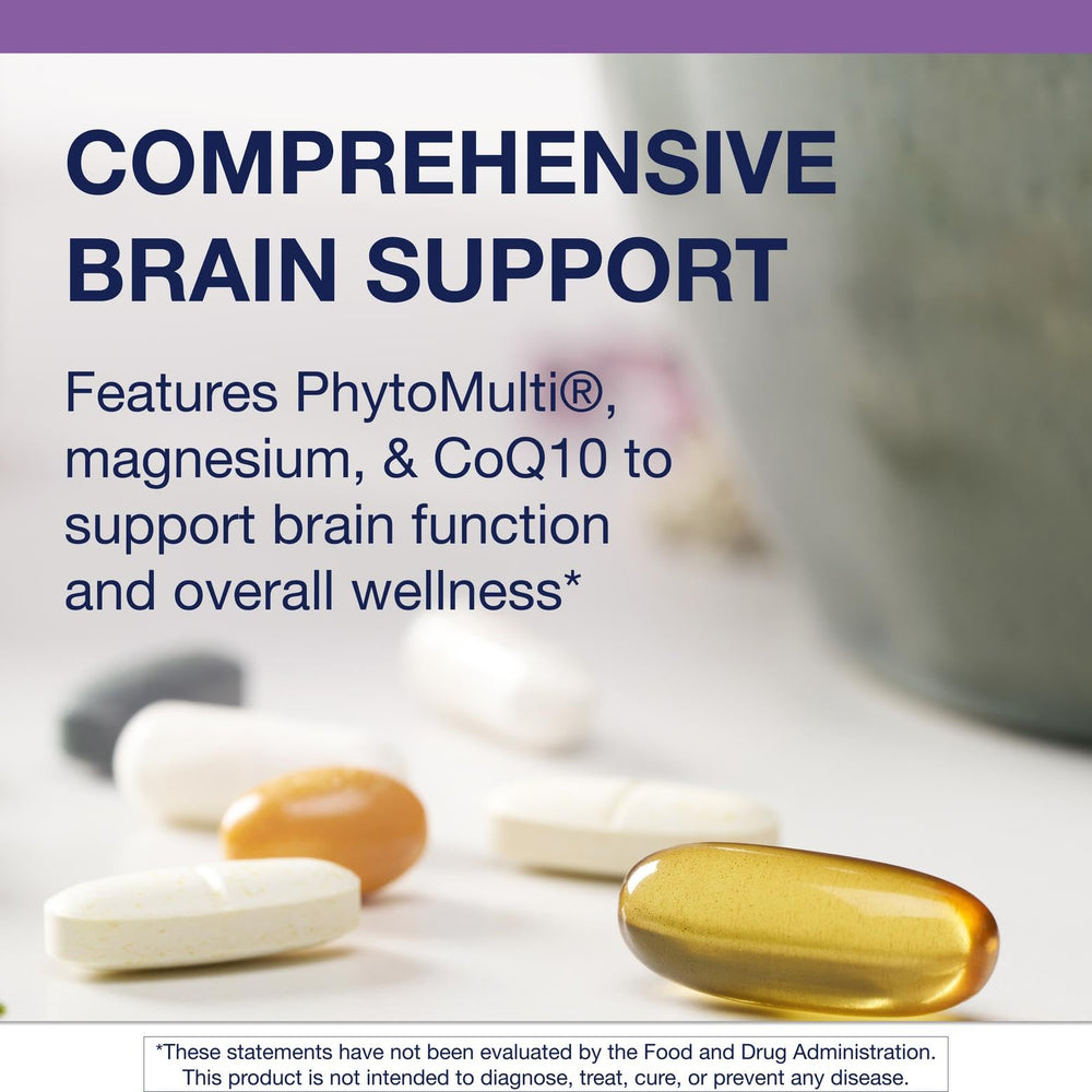 Metagenics alpha-lipoic acid capsules shown for antioxidant-friendly brain nutrition