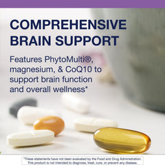 Metagenics alpha-lipoic acid capsules shown for antioxidant-friendly brain nutrition
