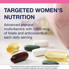 Metagenics Wellness Essentials Pregnancy folate and choline tablets for brain and nervous system support.