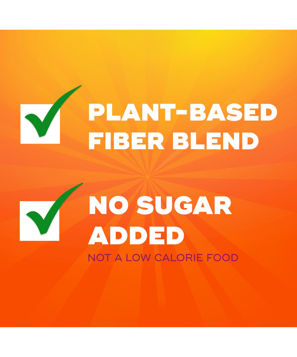 Open Metamucil gummies packaging highlights no sugar added and citrus flavor.