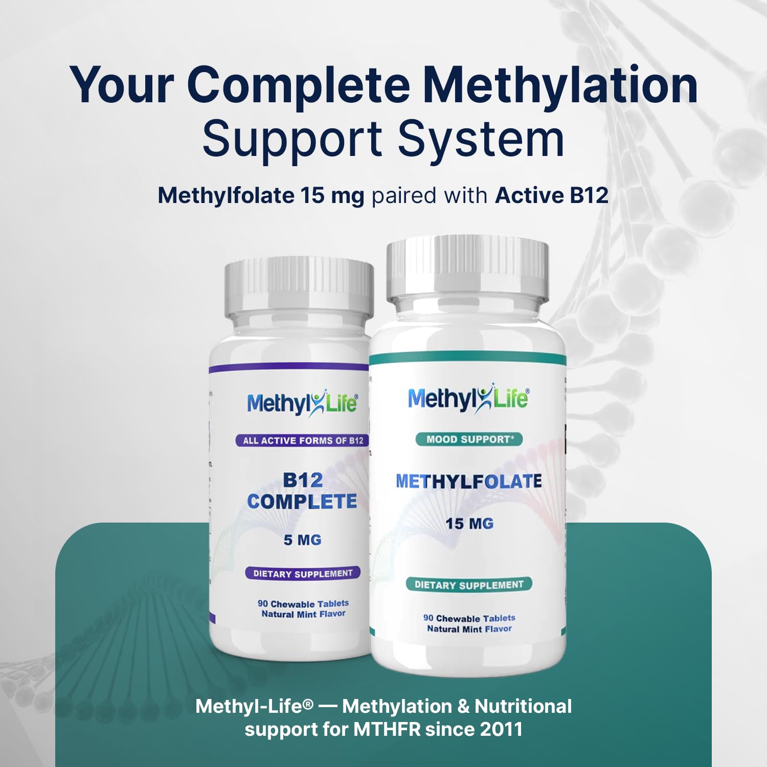 Methyl-Life NSF-certified FDA-registered seal on packaging