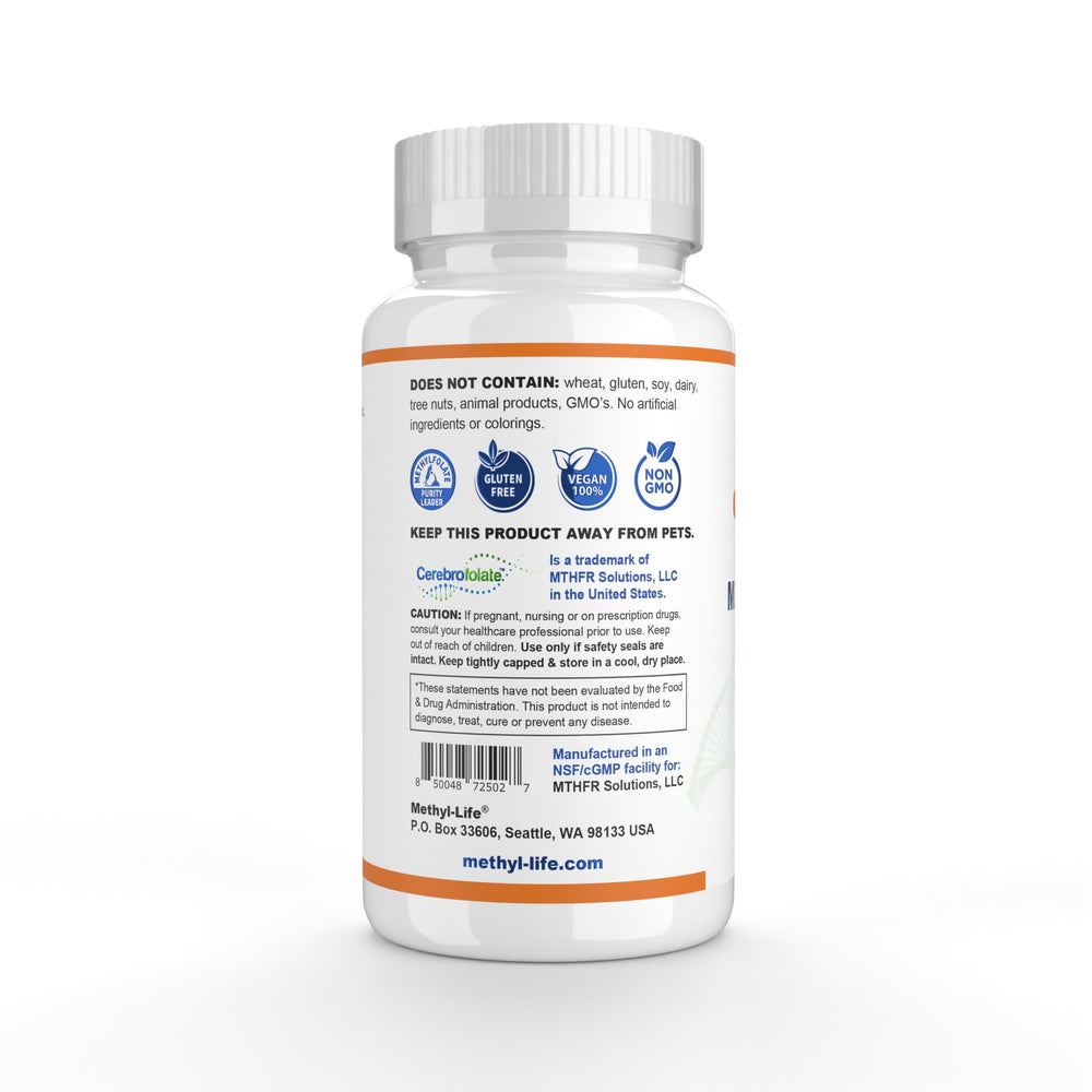 Methyl-Life USA-made facility with NSF-certified manufacturing and third-party testing.