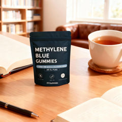 Methylene Blue Gummies close-up highlighting soft chew texture