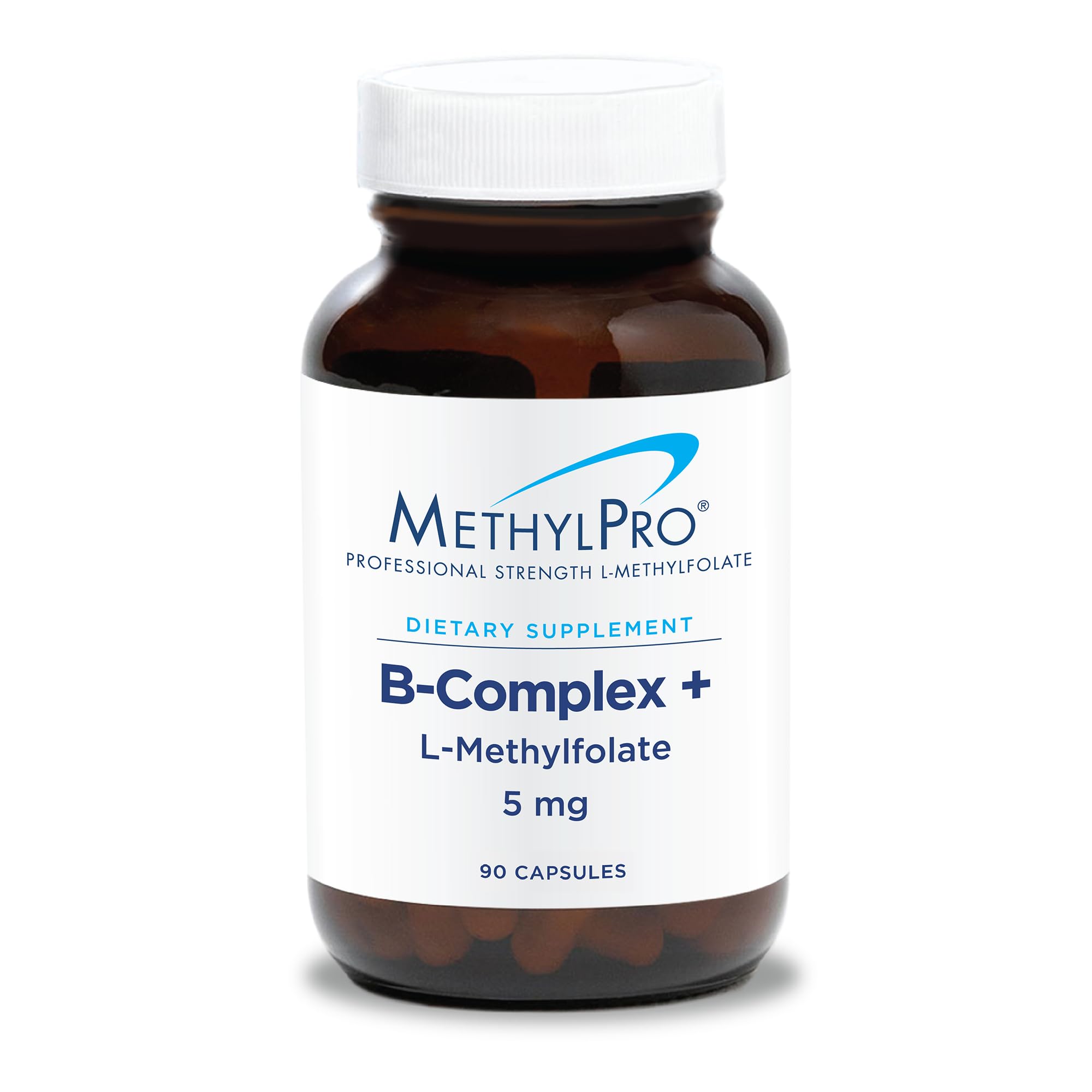 MethylPro B Complex with L-Methylfolate capsules support steady energy throughout the day.