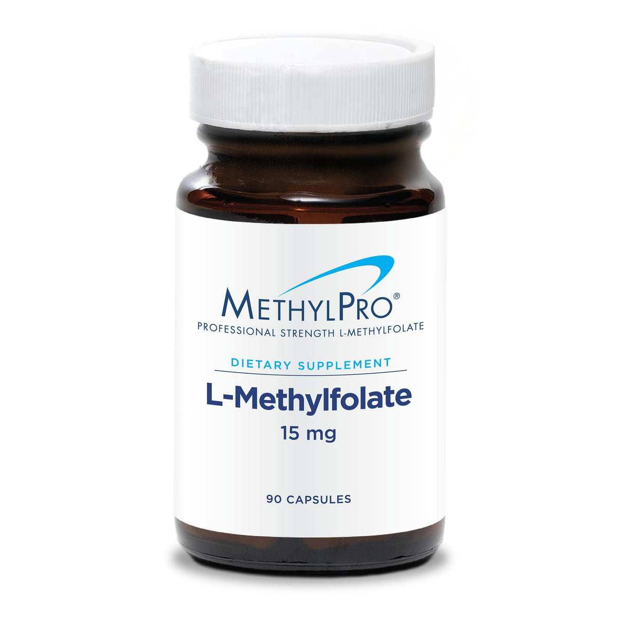 MethylPro L-Methylfolate 15 mg bottle front for daily support