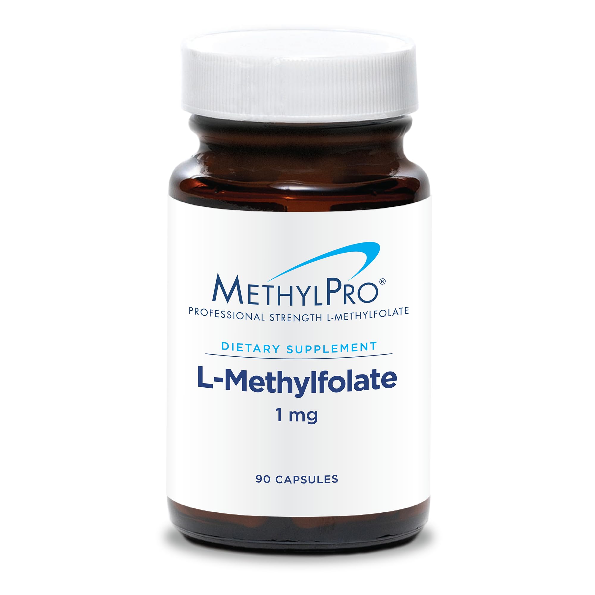 MethylPro L-Methylfolate 1 mg bottle highlighting active folate for daily methylation support.