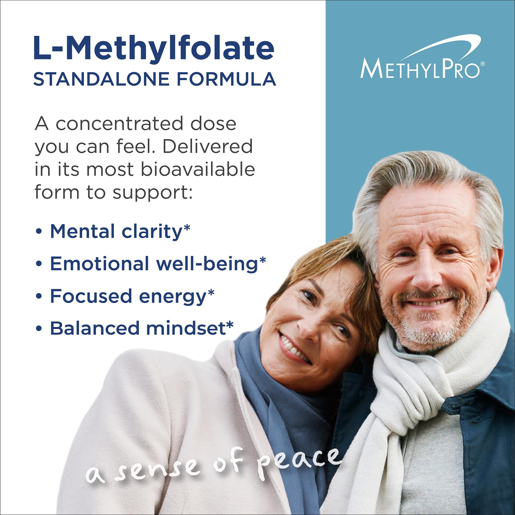 MethylPro L-Methylfolate label close-up with 7.5 mg dose emphasis