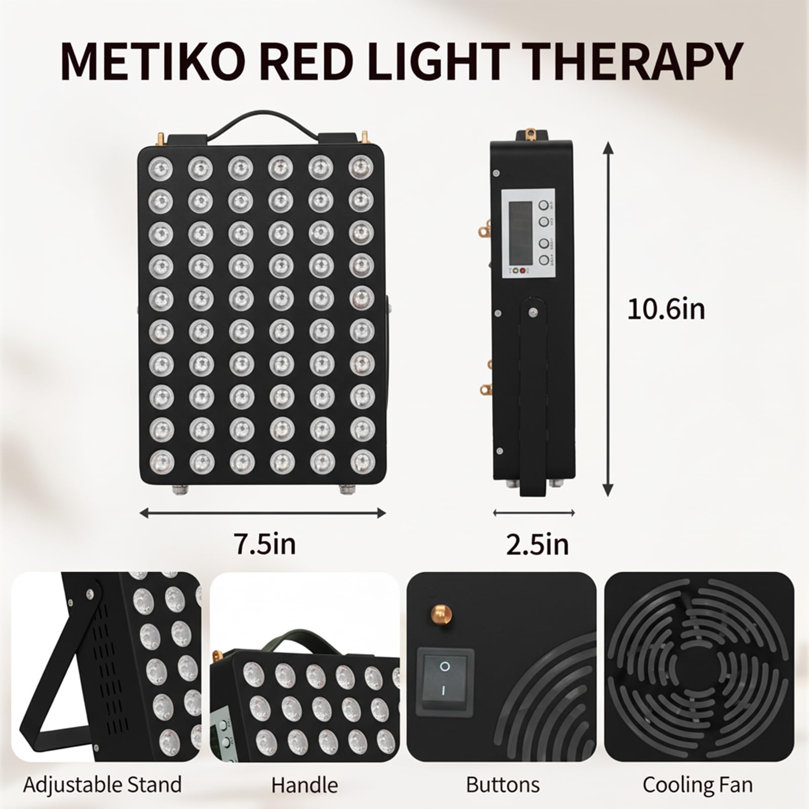 METIKO 60 dual-chip LEDs illuminate large surface area evenly