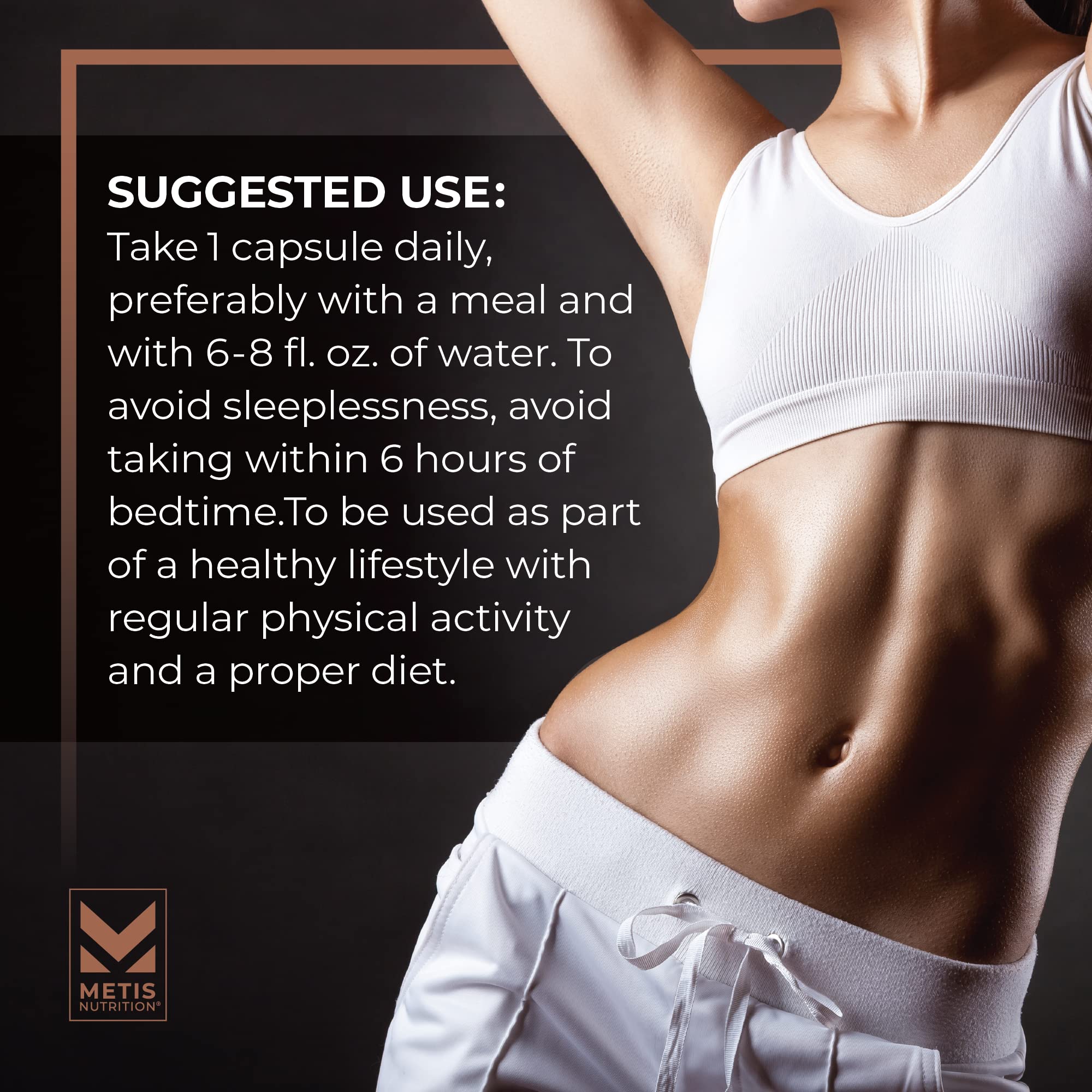 METISNutrition Pyro Stim 7 daily-use close-up highlights one-capsule-a-day regimen