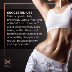 METISNutrition Pyro Stim 7 daily-use close-up highlights one-capsule-a-day regimen