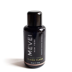 MEVEI Ylang Ylang glass bottle setup – premium aroma for spa-like ambiance.