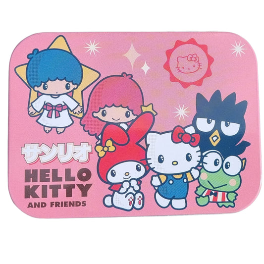Mevsim Store Hello Kitty plaster tin side view highlights portable storage.