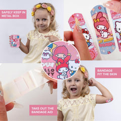 Mevsim Store kids bandages with colorful designs for gentle protection.