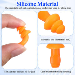 Meyeyaia earplugs measure 3 cm for comfortable fit.