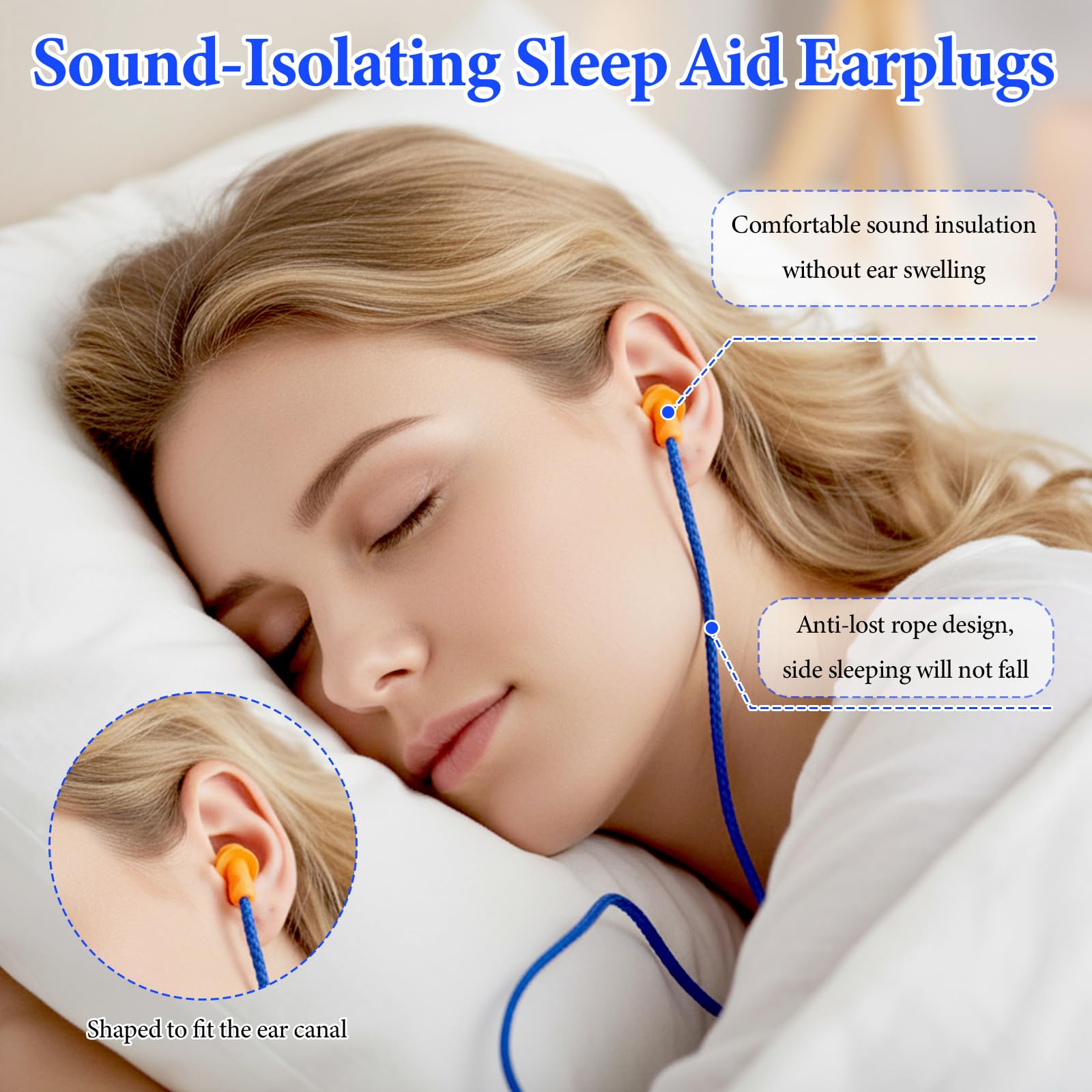 Meyeyaia earplugs suited for sleep, study, work, and concerts.