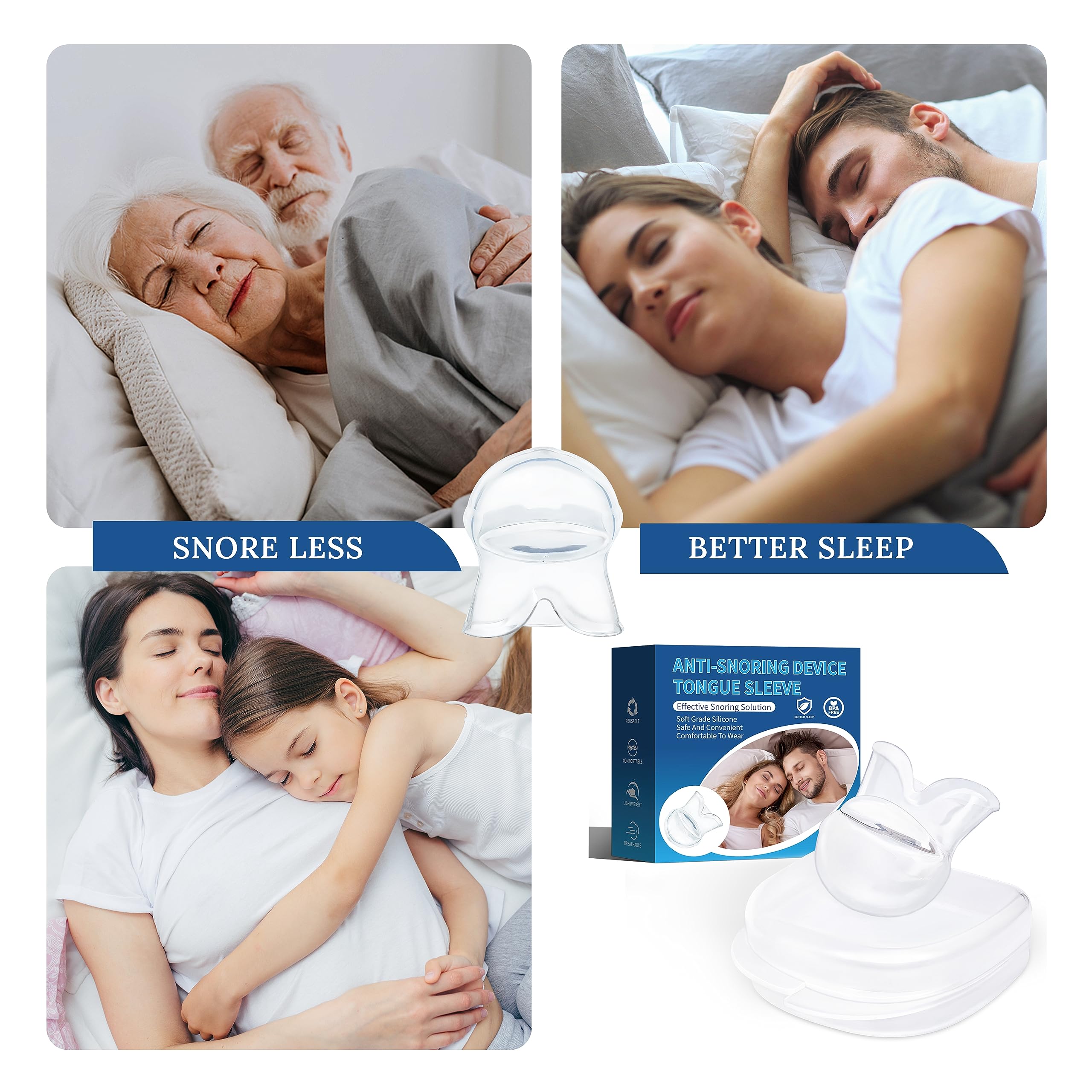 MFANBLAS Snoring Solution supports quiet nights for couples.