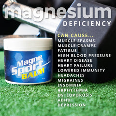 MagneSport on-the-go 8oz jar in a gym bag for easy access.