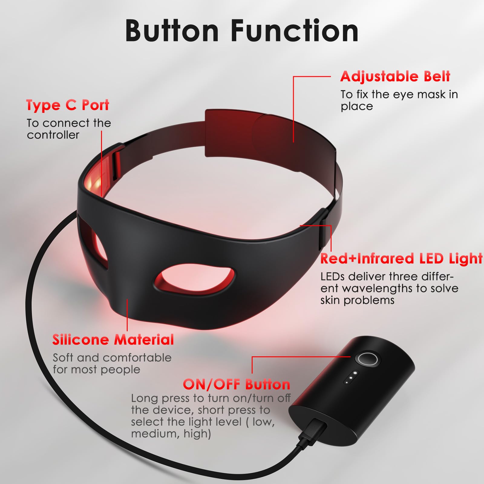 mhpoycd eye mask ideal for morning routines or travel