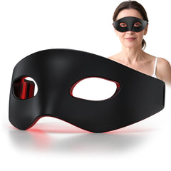mhpoycd red infrared eye mask front view for convenient at home use