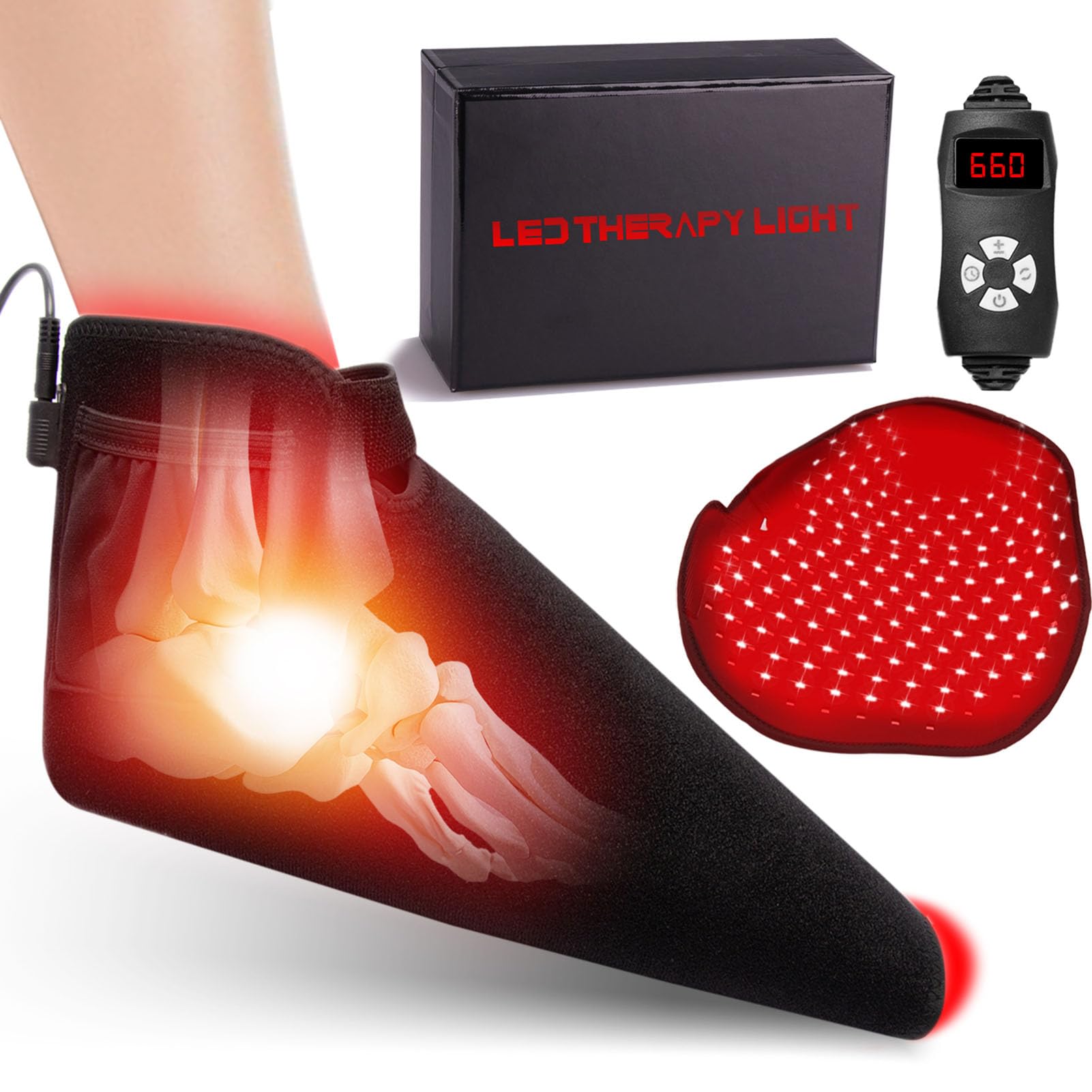 Miaimther red light therapy boots deliver soothing warmth for targeted foot relief.