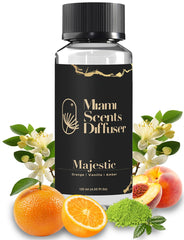 Miami Scents Diffuser Majestic Garden bottle pour for premium home aroma