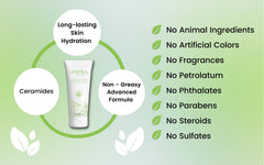 Michaderm LEMYKA cream with aloe highlights soothing aloe ingredient.