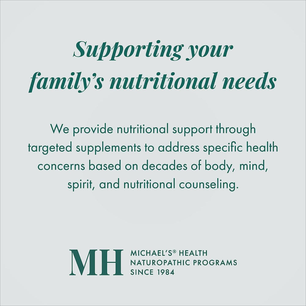 Michael's Blood Pressure Factors dosage shown for convenient daily use.