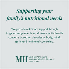 Michael's Blood Pressure Factors dosage shown for convenient daily use.